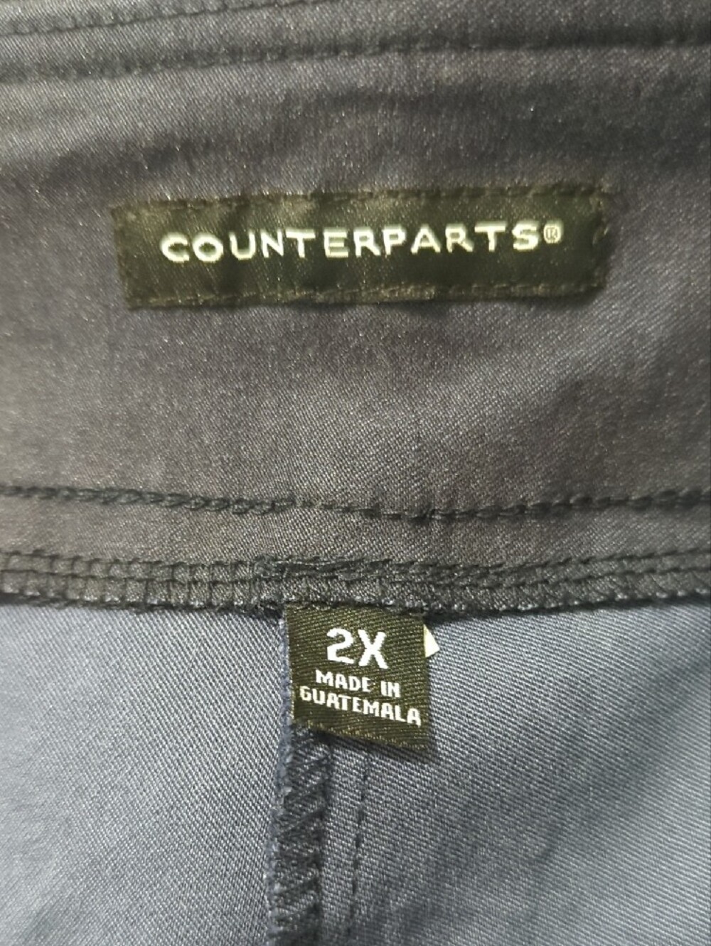 Women's Counterparts Navy Stretch Bermuda Shorts - Picture 3 of 3